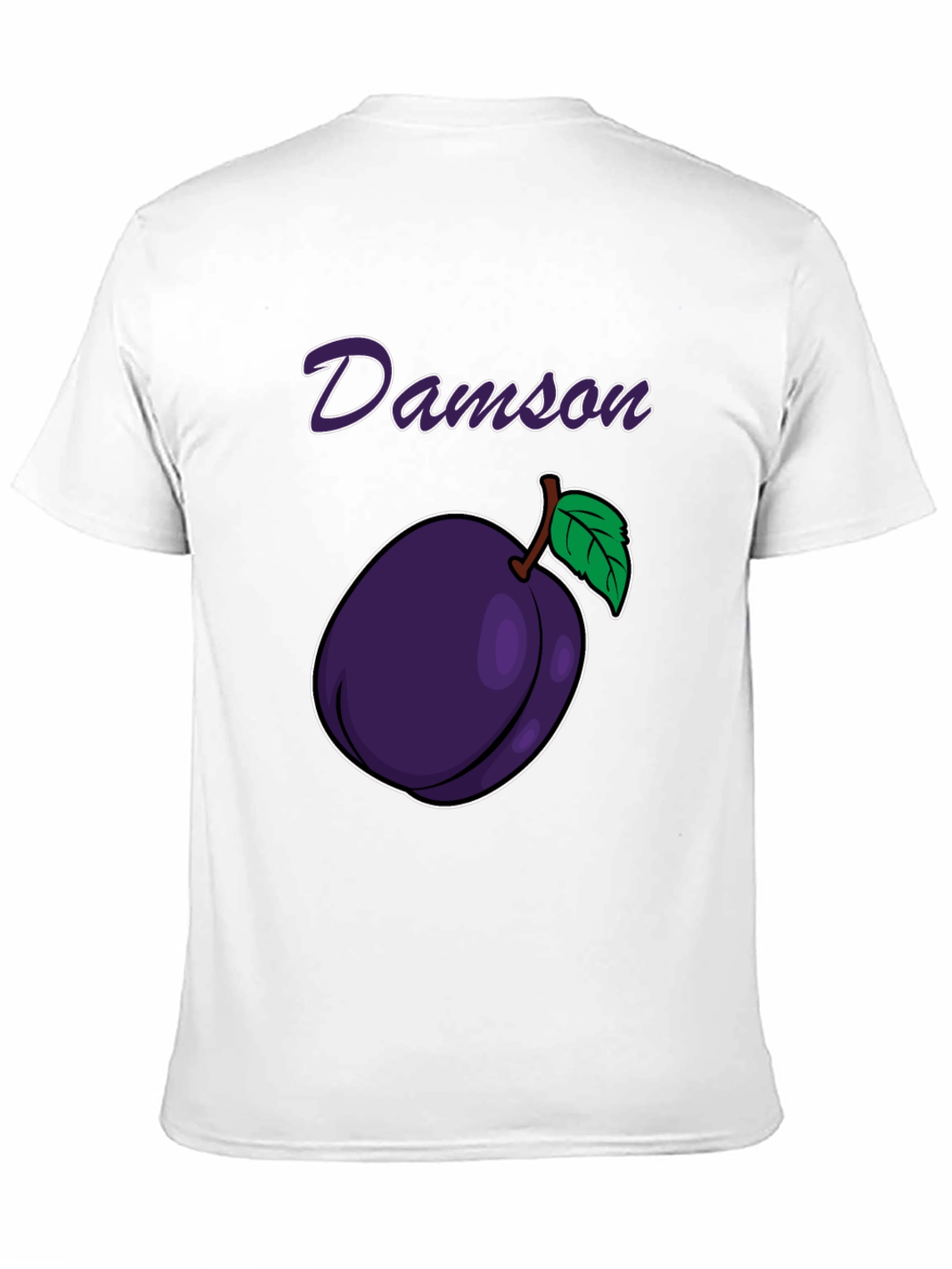 Damson Plum Graphic Tee - Black T-Shirt