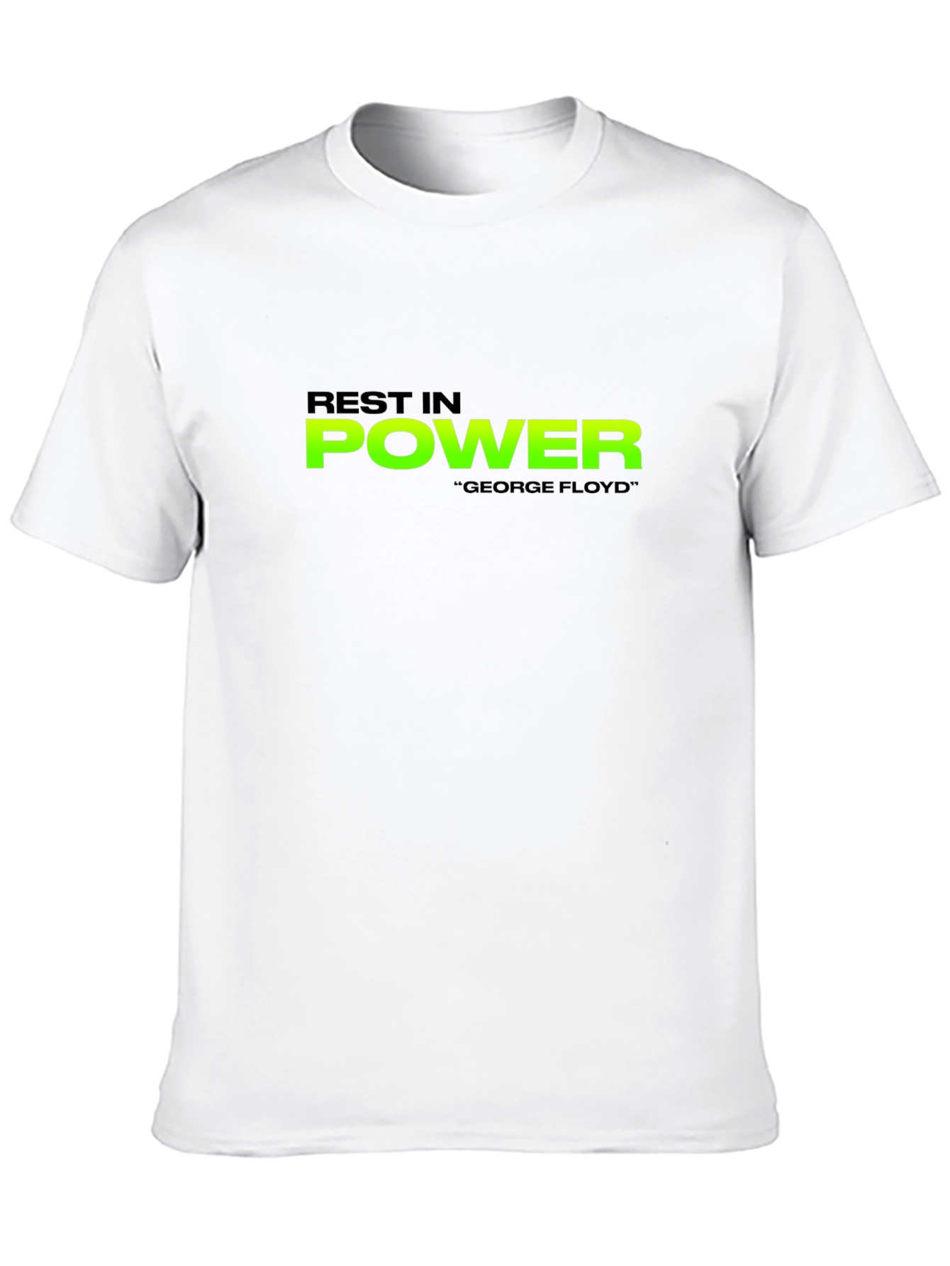 Rest In Power George Floyd Black T-Shirt