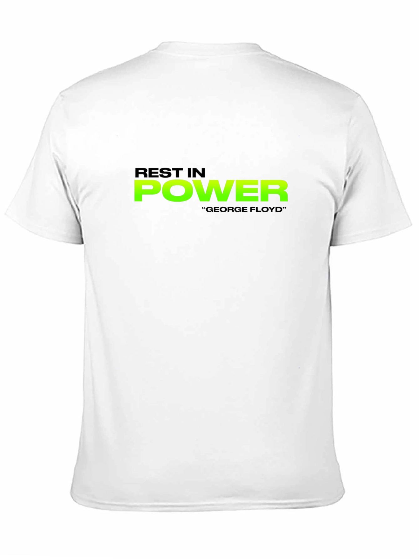 Rest In Power George Floyd Black T-Shirt