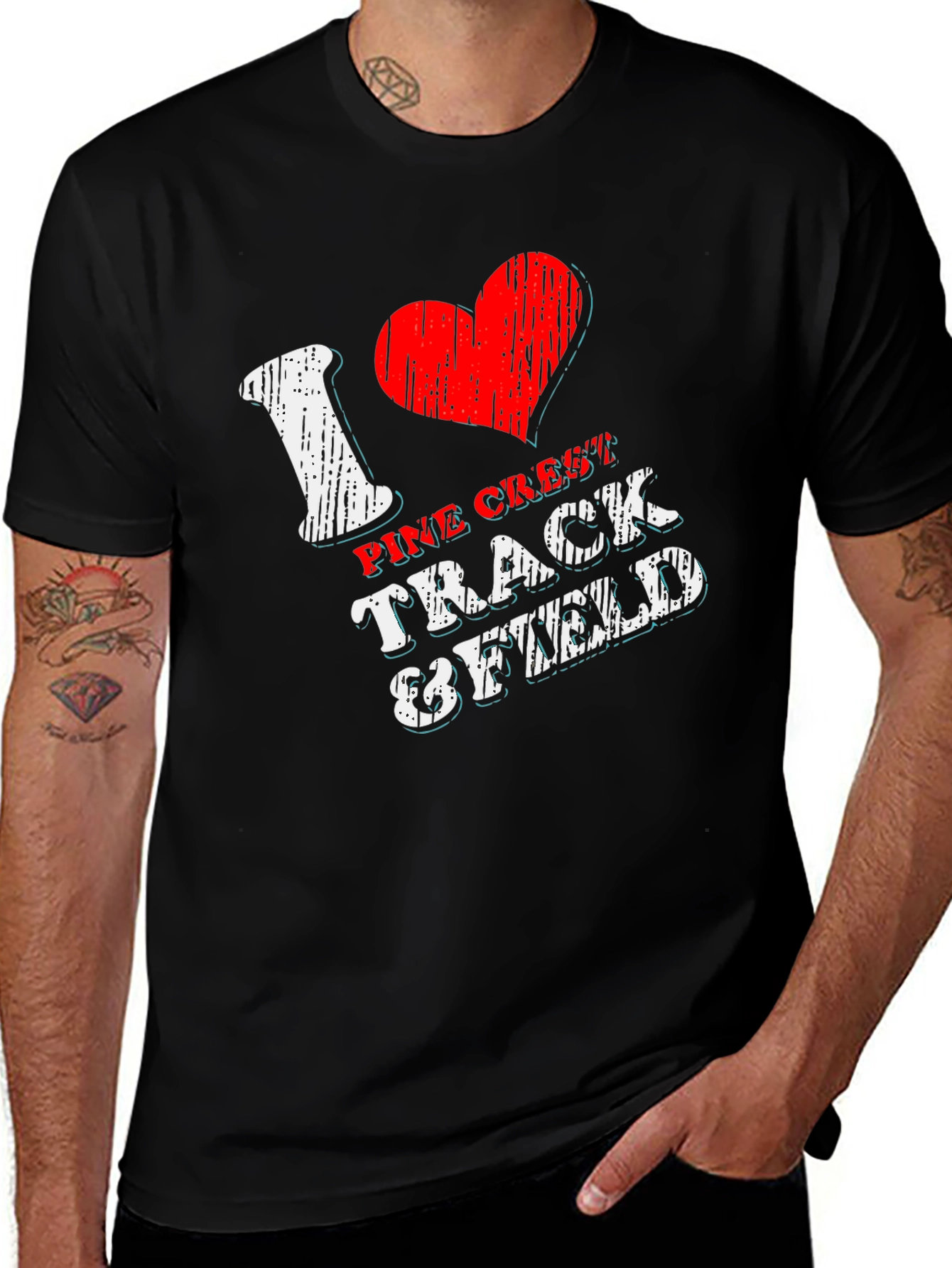 Pine Crest Track & Field Graphic Tee