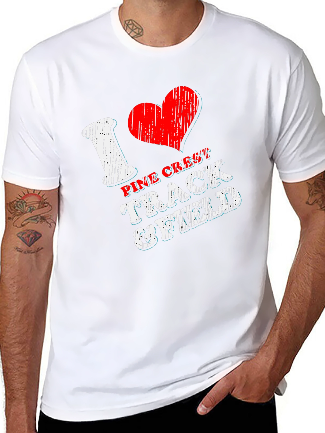 Pine Crest Track & Field Graphic Tee