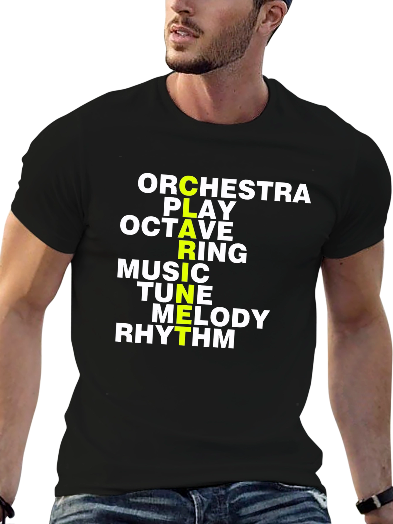 Musical Acronym T-Shirt - Orchestra Play Octave