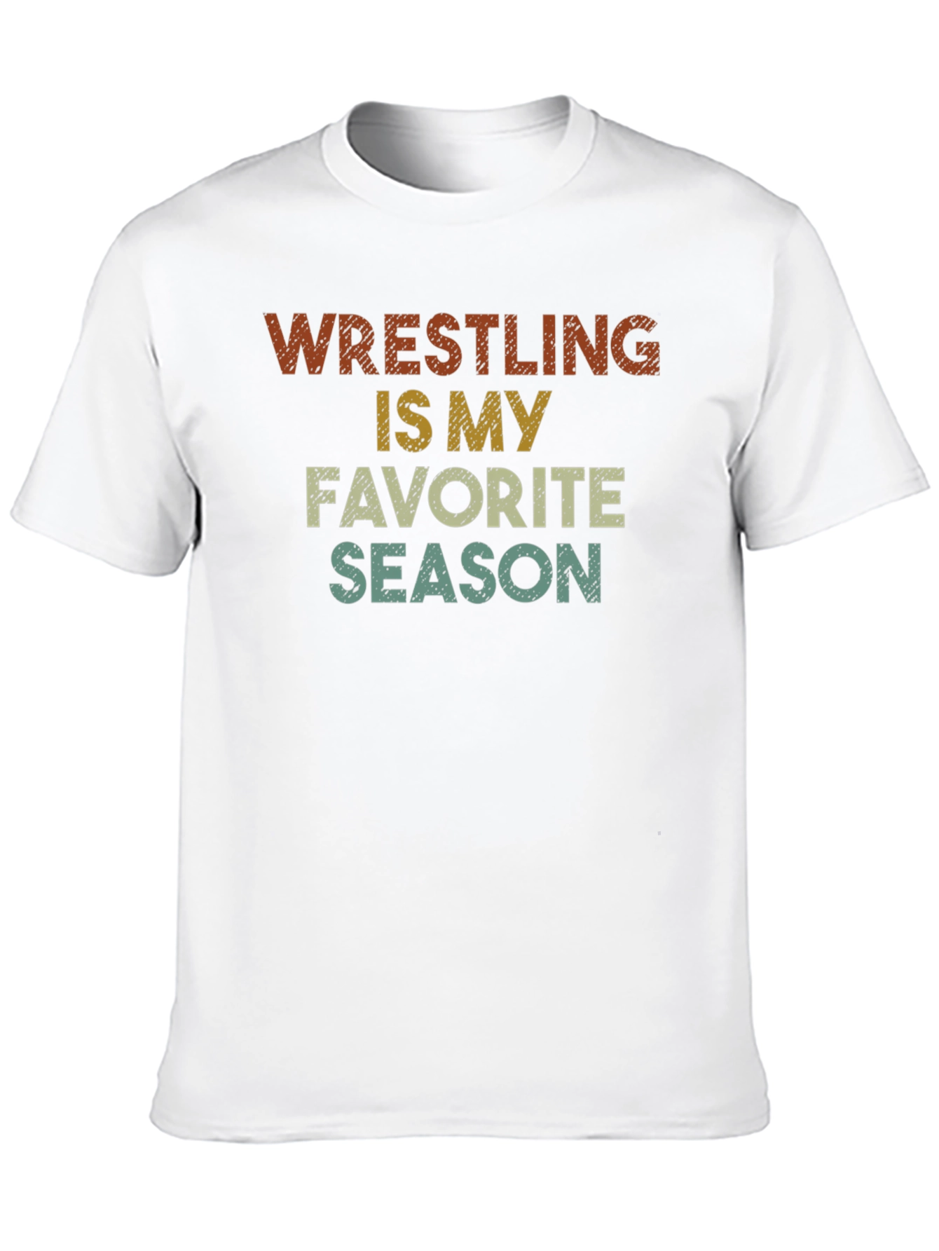 Wrestling Is My Favorite Season Retro T-Shirt
