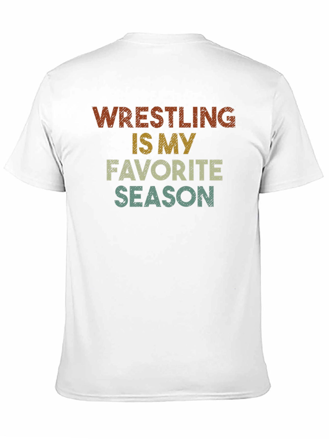 Wrestling Is My Favorite Season Retro T-Shirt