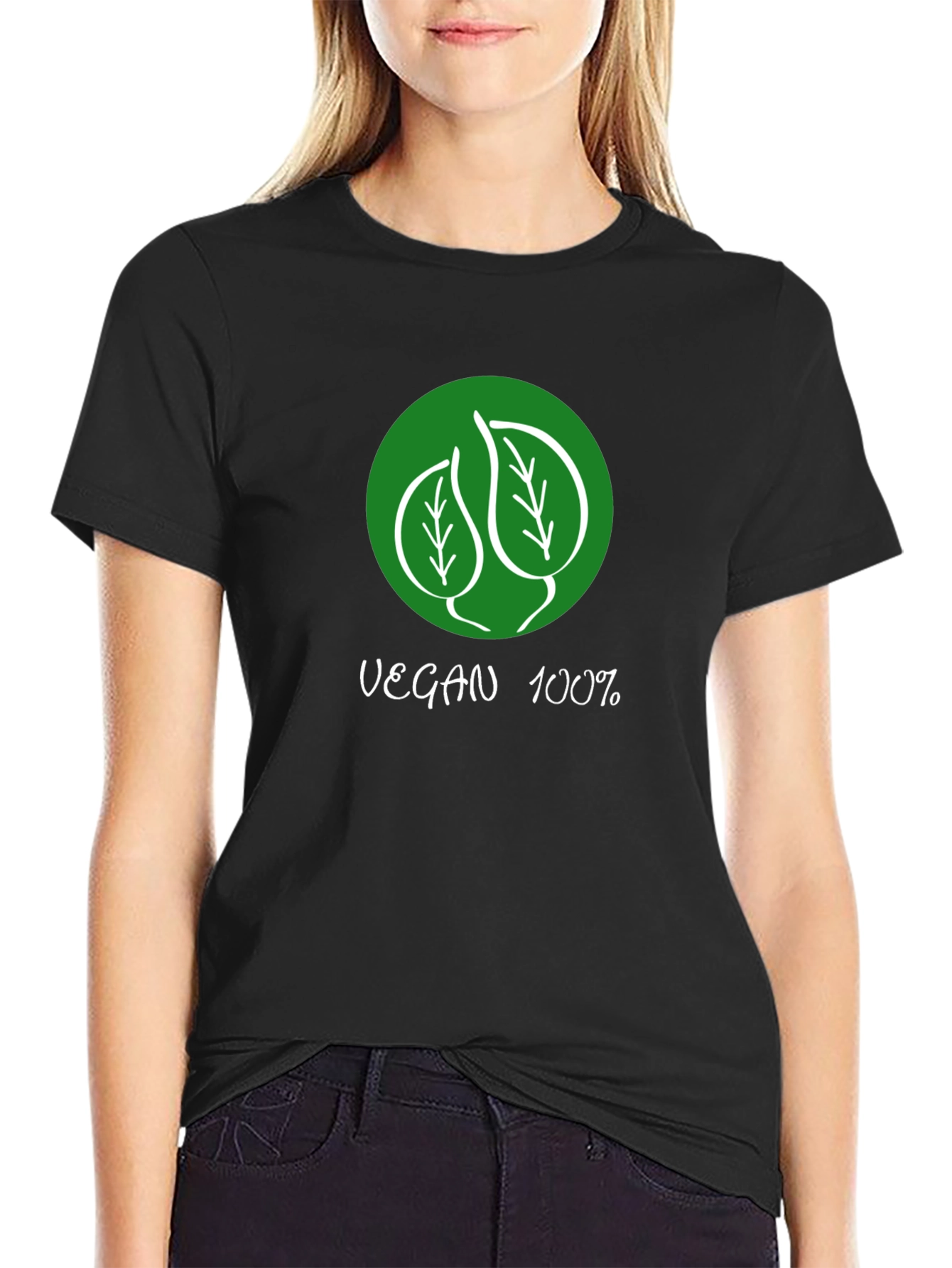 Vegan 100% Graphic T-Shirt