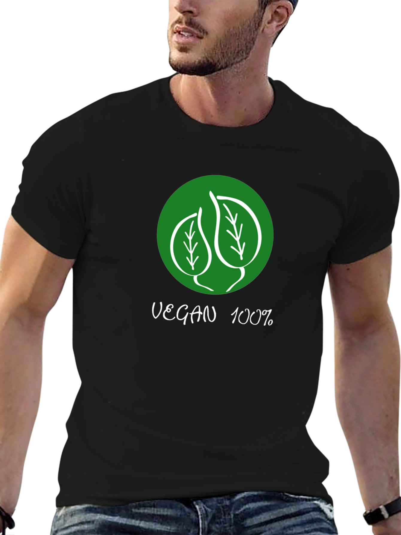 Vegan 100% Graphic T-Shirt