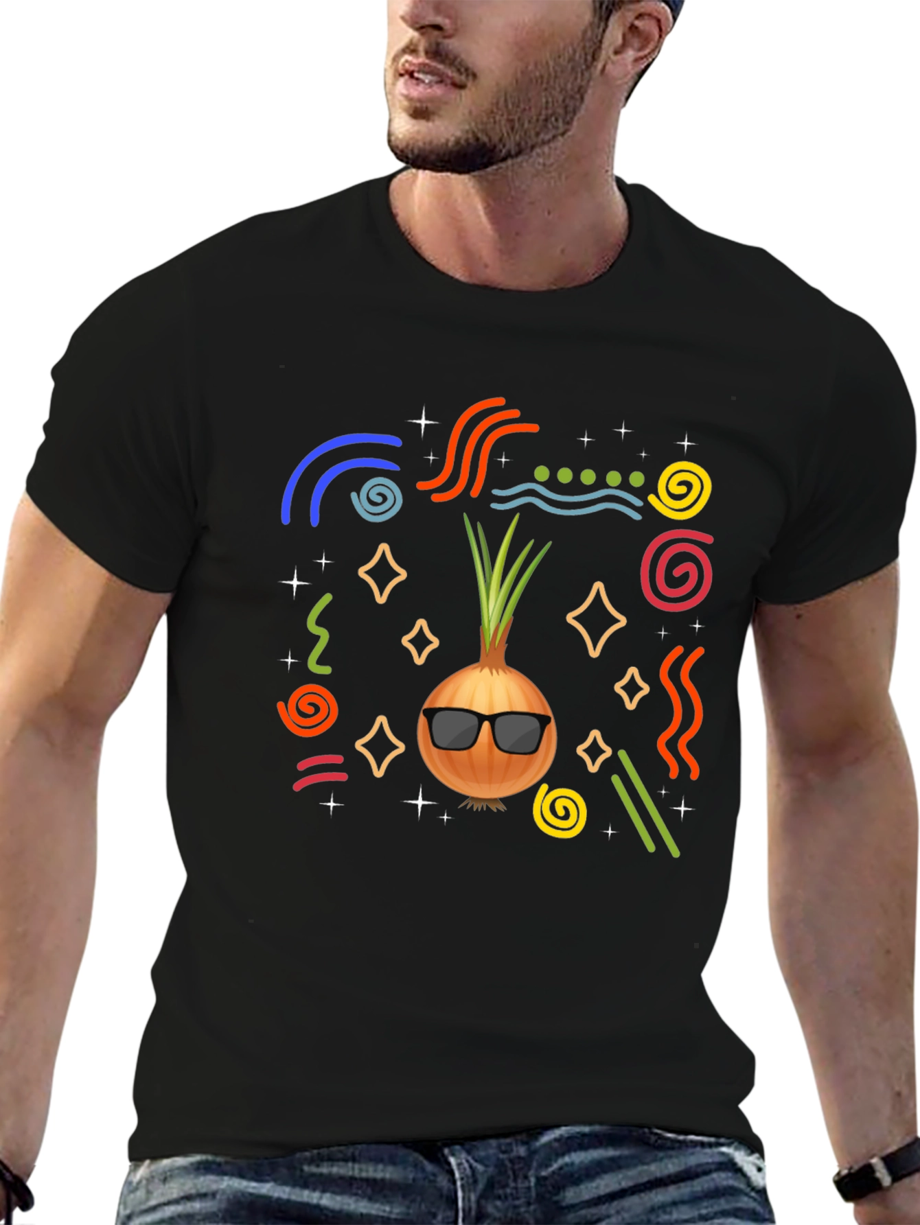 Cool Onion Graphic T-Shirt