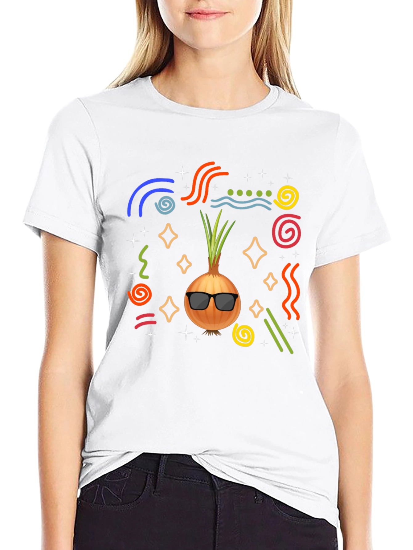Cool Onion Graphic T-Shirt