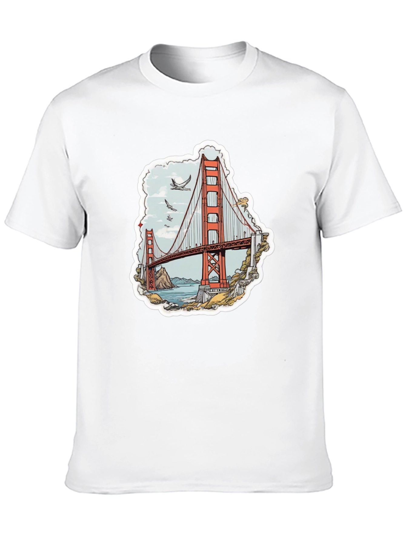 Golden Gate Bridge Graphic T-Shirt