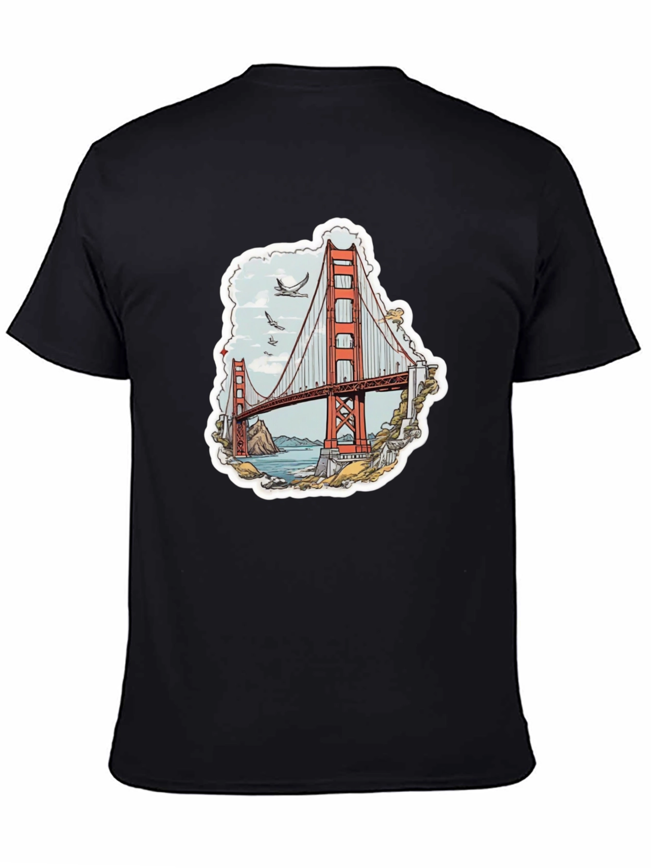 Golden Gate Bridge Graphic T-Shirt