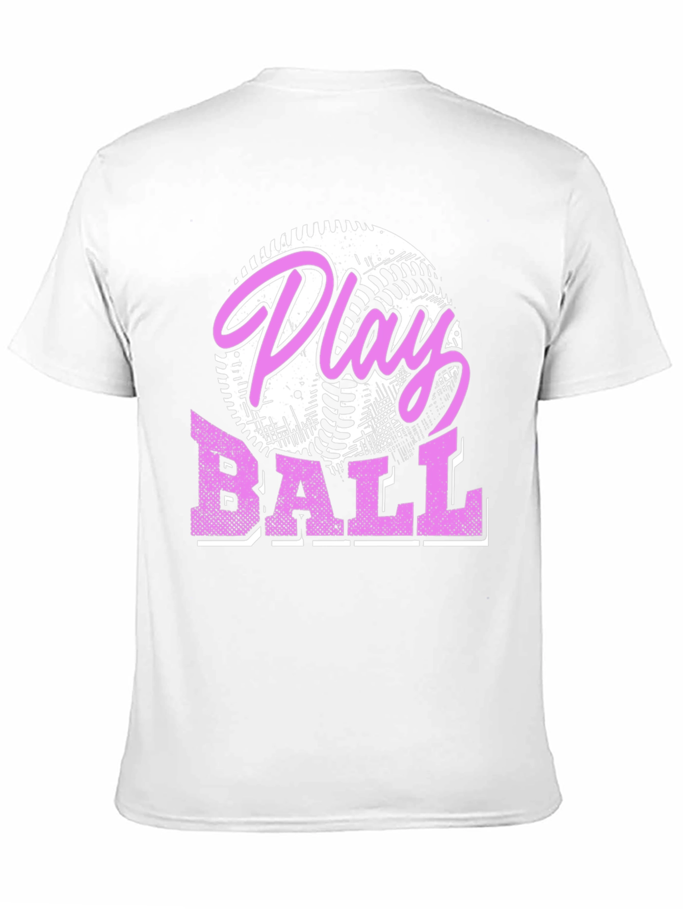 Play Ball Graphic Tee - Baseball Design T-Shirt