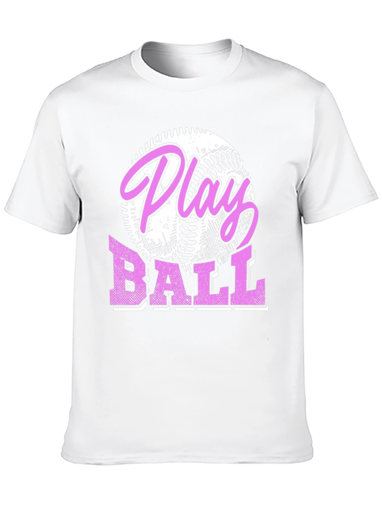 Play Ball Graphic Tee - Baseball Design T-Shirt