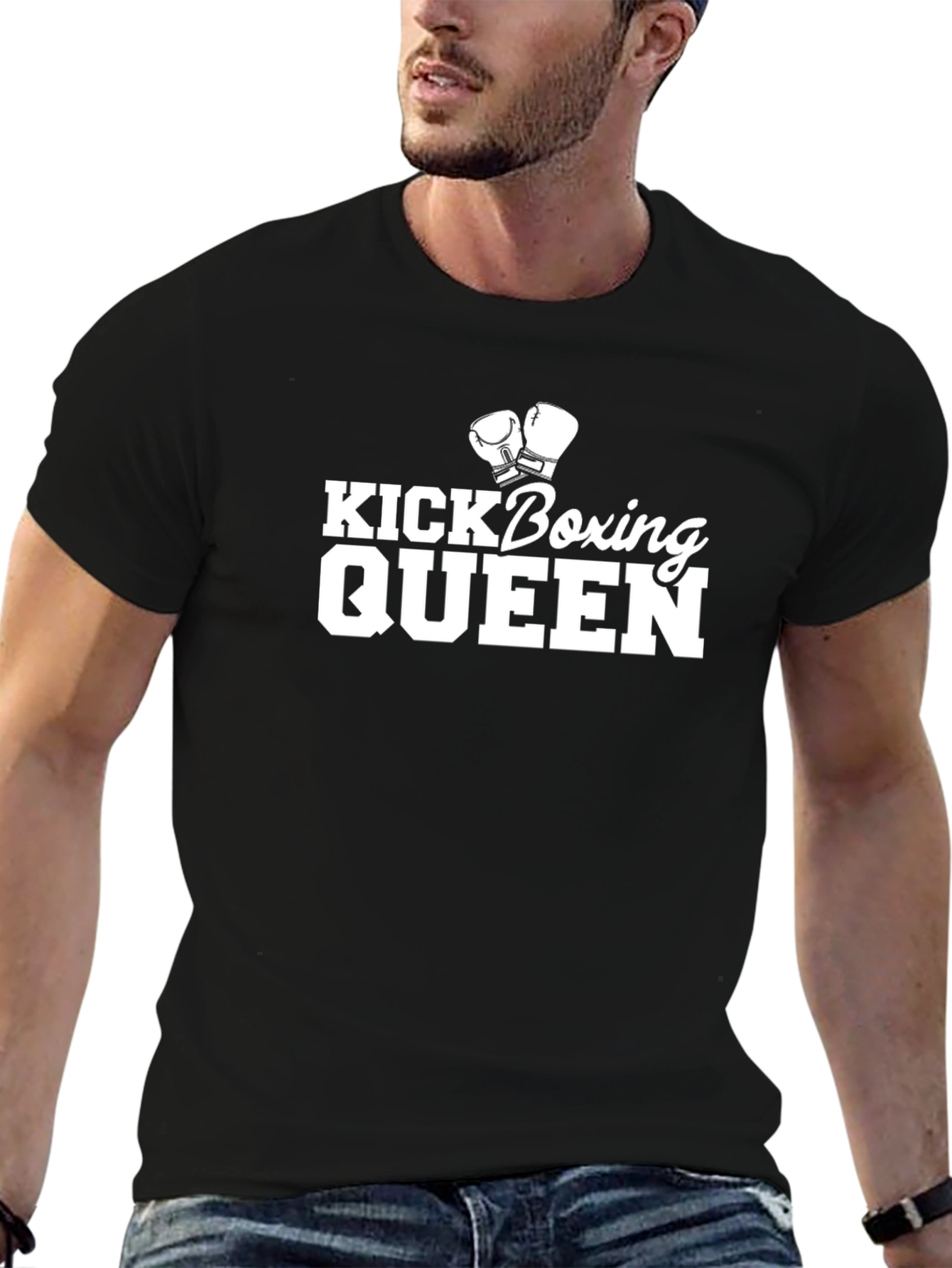 Kickboxing Queen Black T-Shirt