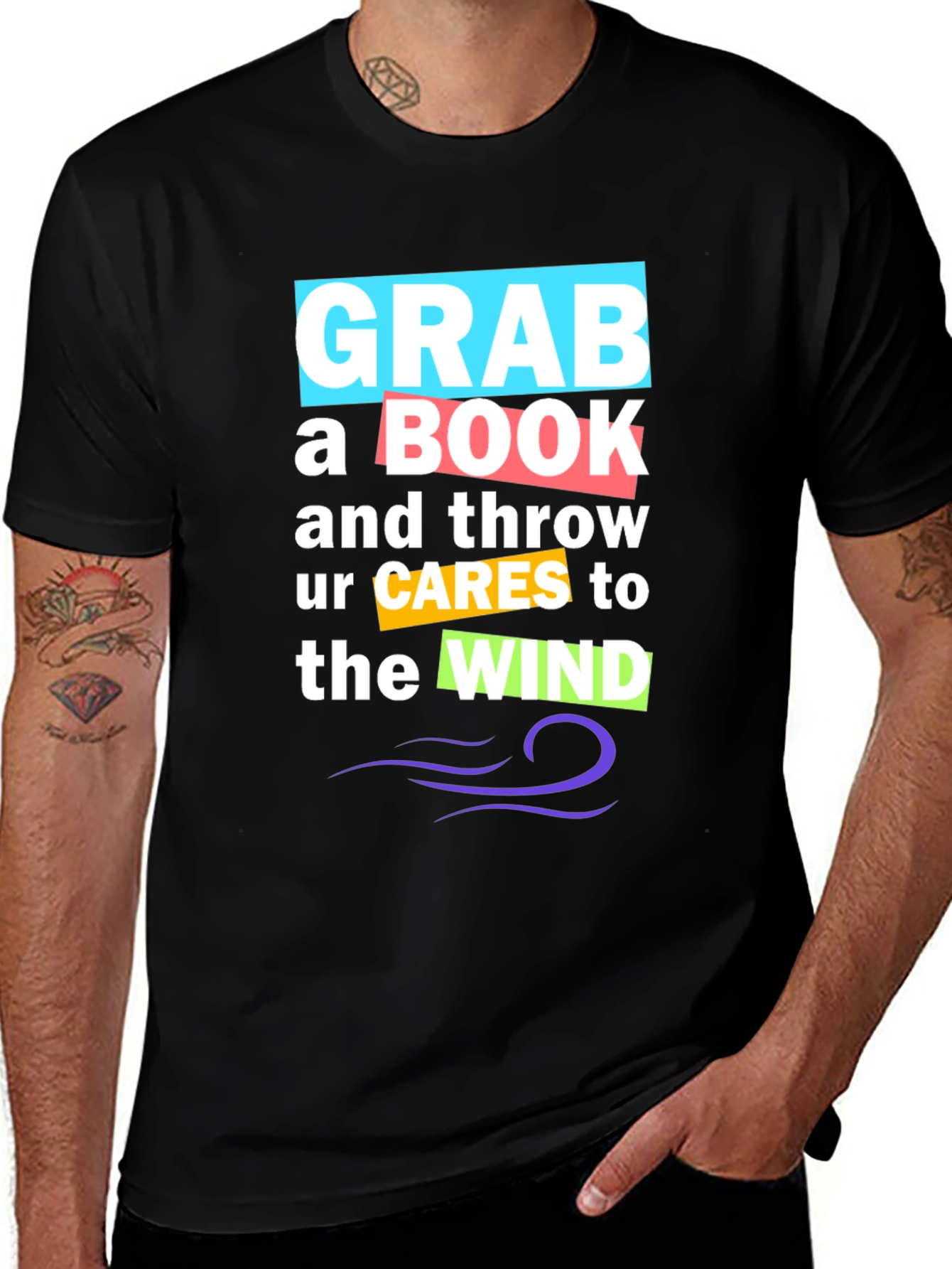Grab a Book Graphic Tee - Stylish Comfort