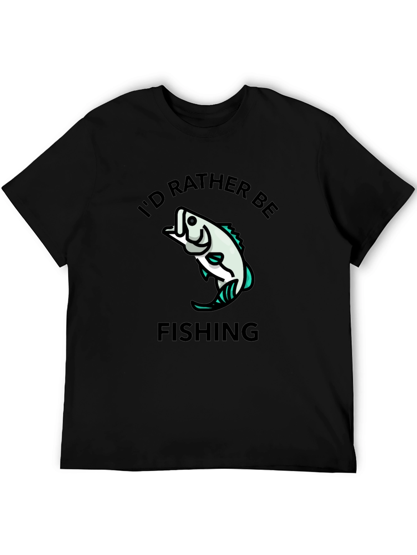 Id Rather Be Fishing Graphic T-Shirt