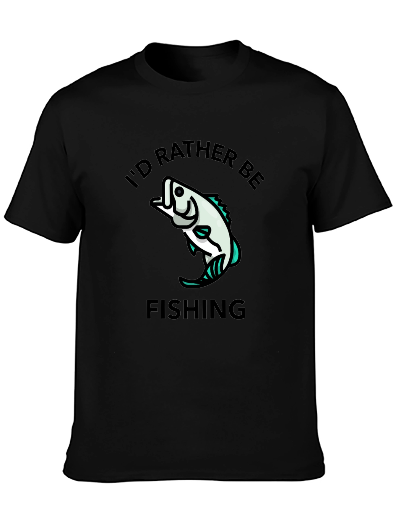 Id Rather Be Fishing Graphic T-Shirt