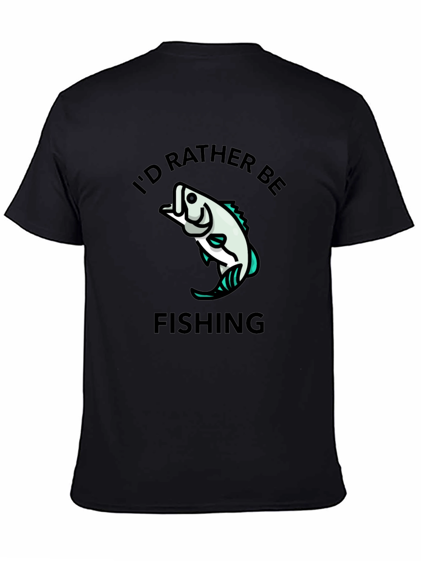 Id Rather Be Fishing Graphic T-Shirt