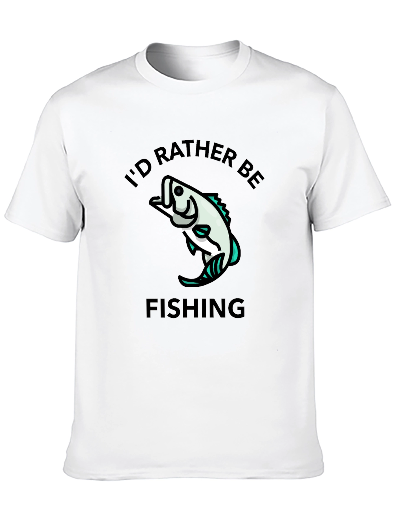 Id Rather Be Fishing Graphic T-Shirt
