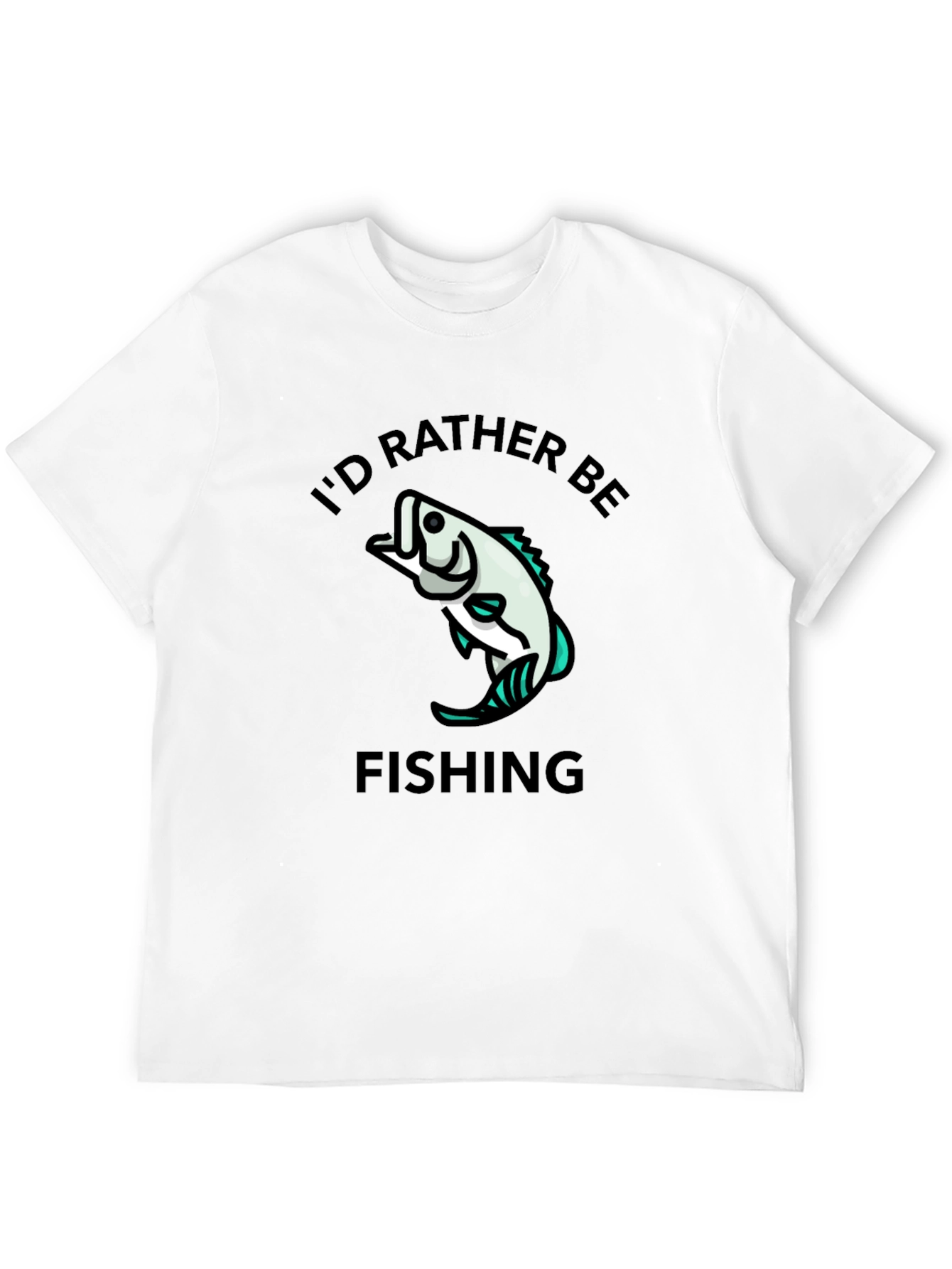Id Rather Be Fishing Graphic T-Shirt