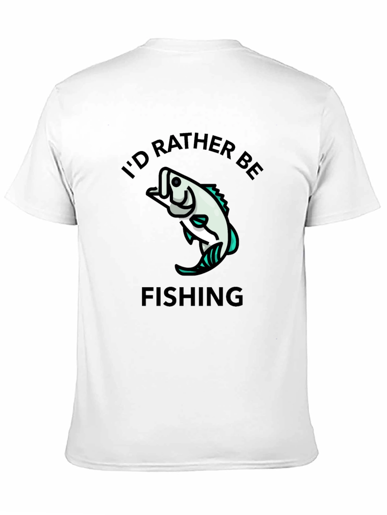 Id Rather Be Fishing Graphic T-Shirt
