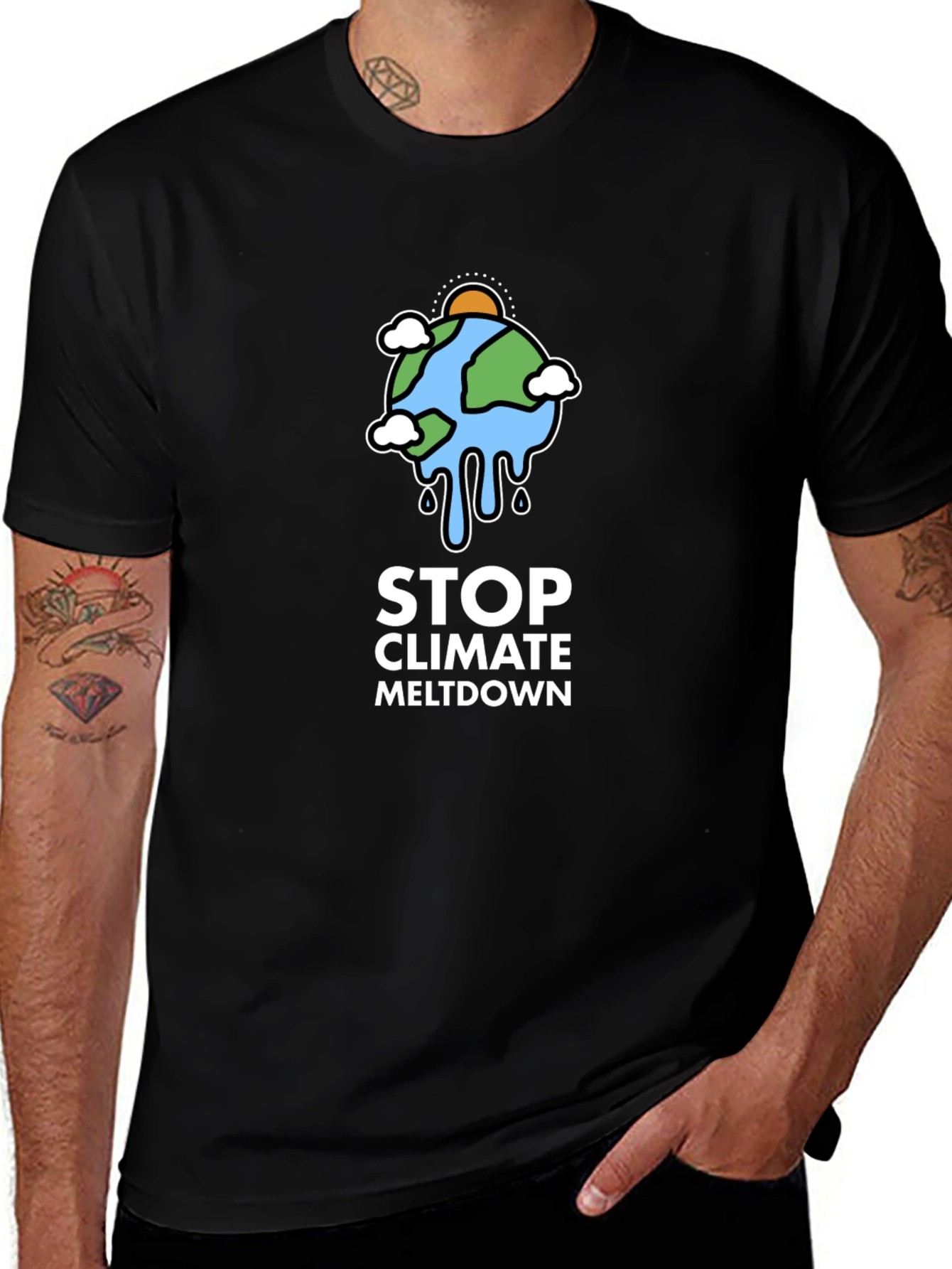 Stop Climate Meltdown Graphic Tee