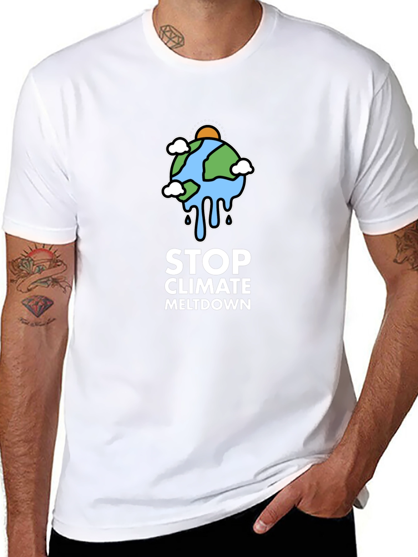 Stop Climate Meltdown Graphic Tee