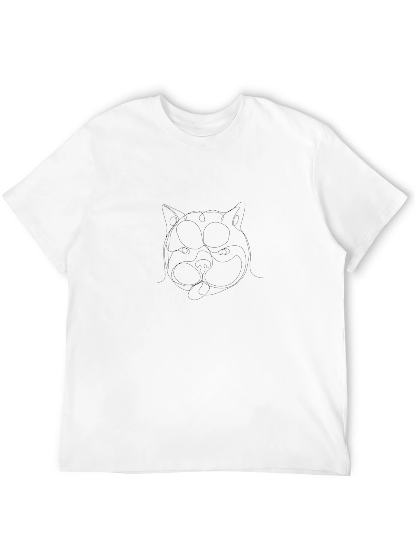Mens Black Short Sleeve Graphic T-Shirt