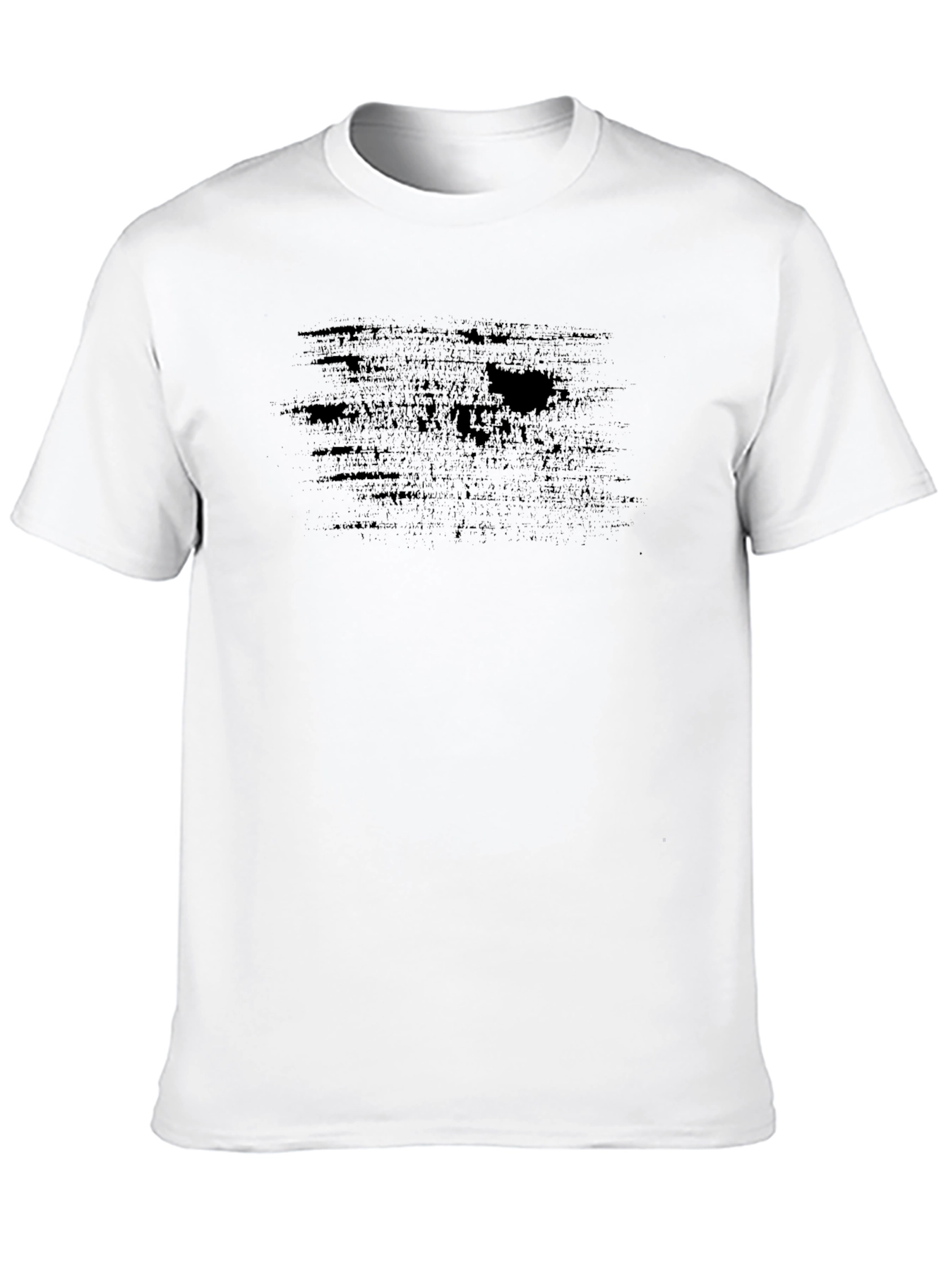 Mens Basic Black Crew Neck T-Shirt