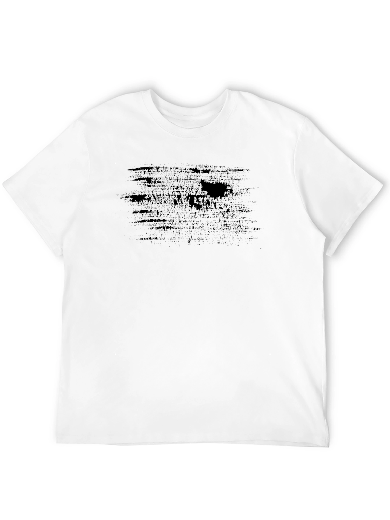 Mens Basic Black Crew Neck T-Shirt