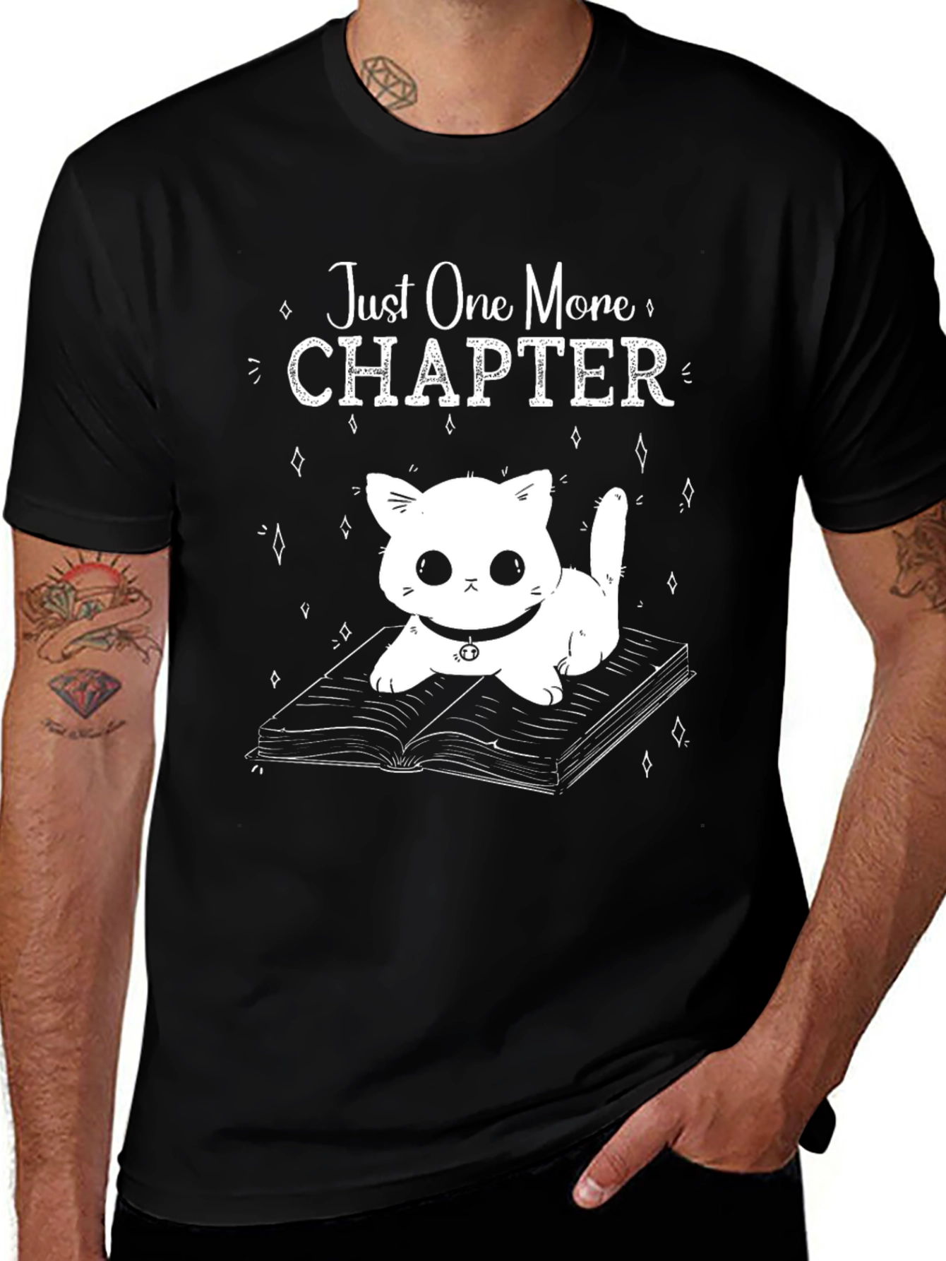 Just One More Chapter Cat T-Shirt