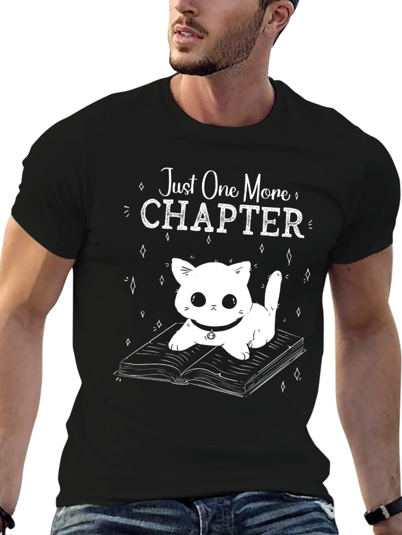 Just One More Chapter Cat T-Shirt