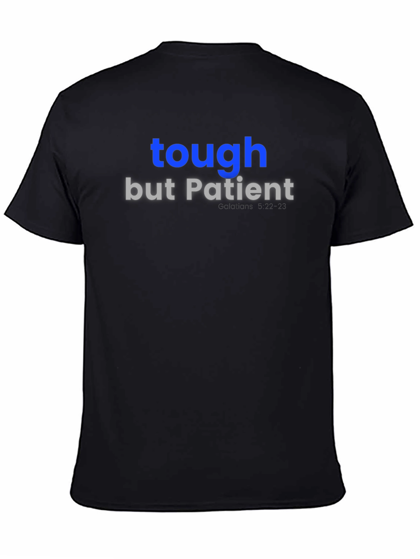 Tough But Patient Graphic Tee - Mens Black T-Shirt
