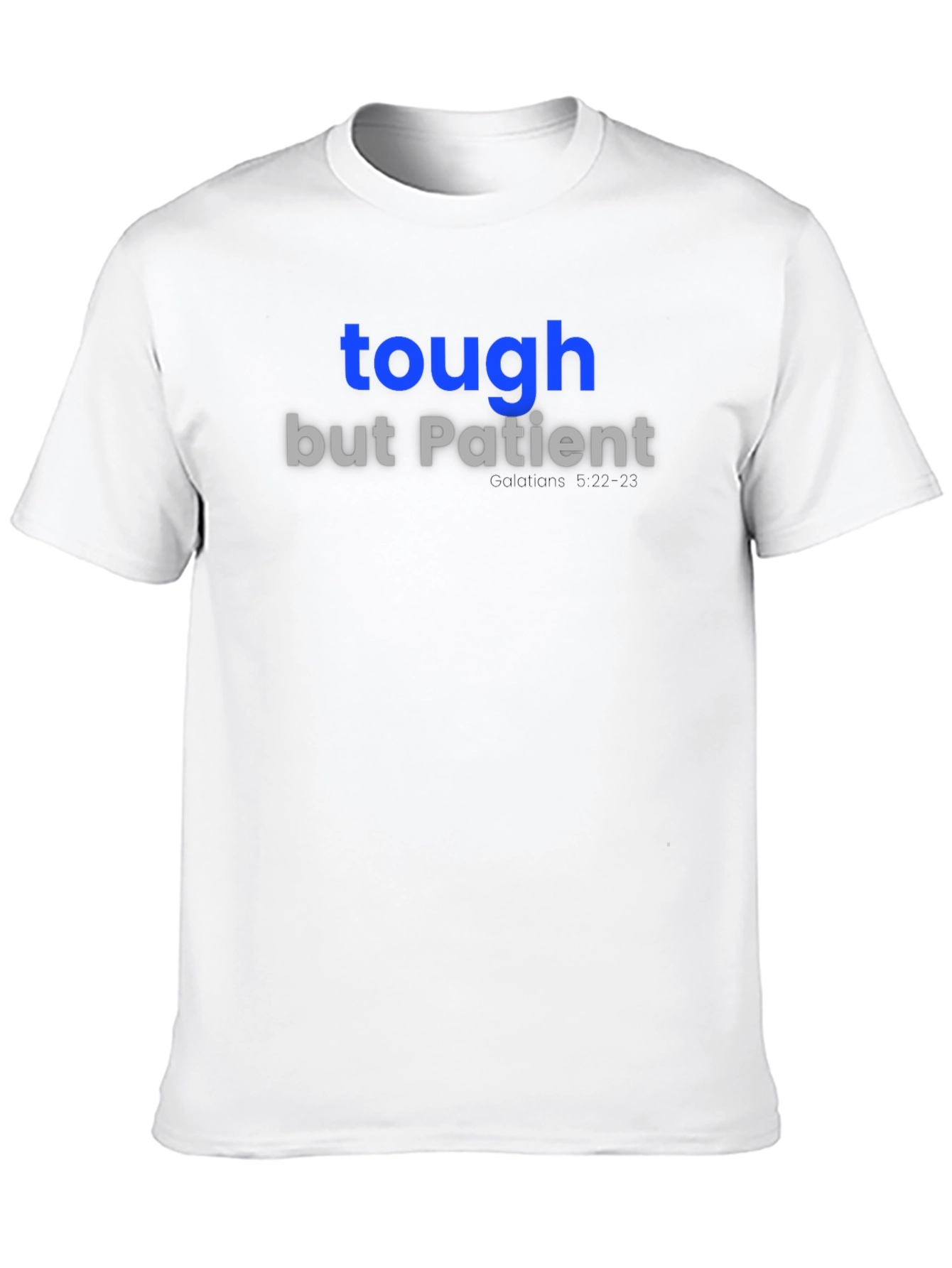 Tough But Patient Graphic Tee - Mens Black T-Shirt