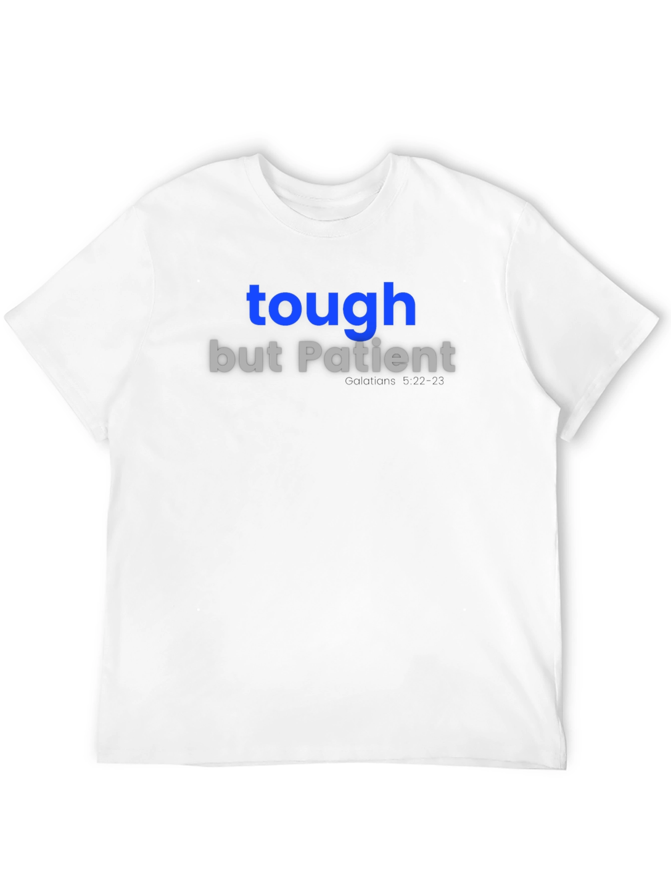 Tough But Patient Graphic Tee - Mens Black T-Shirt
