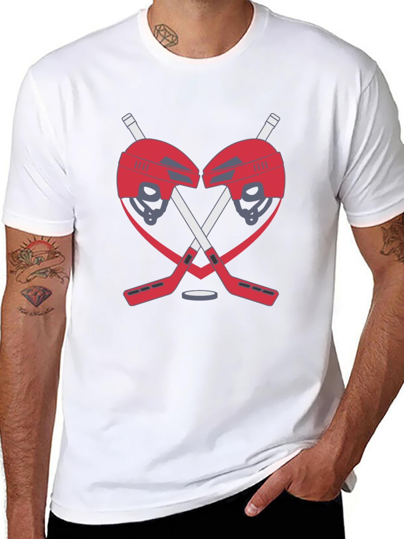 Hockey Love Graphic T-Shirt