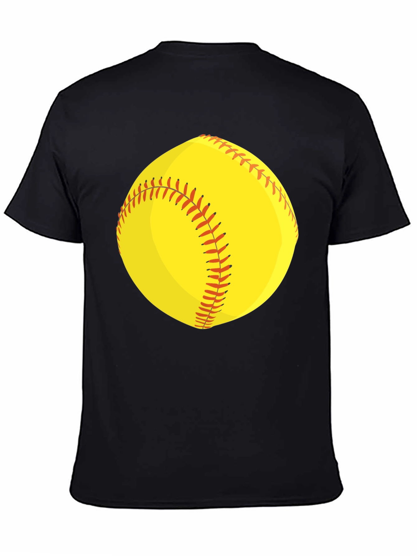 Softball Graphic Tee - Black