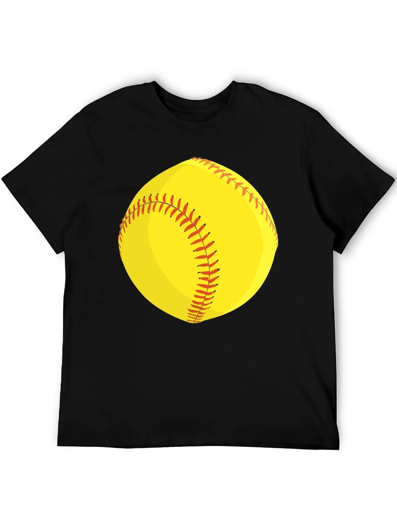 Softball Graphic Tee - Black