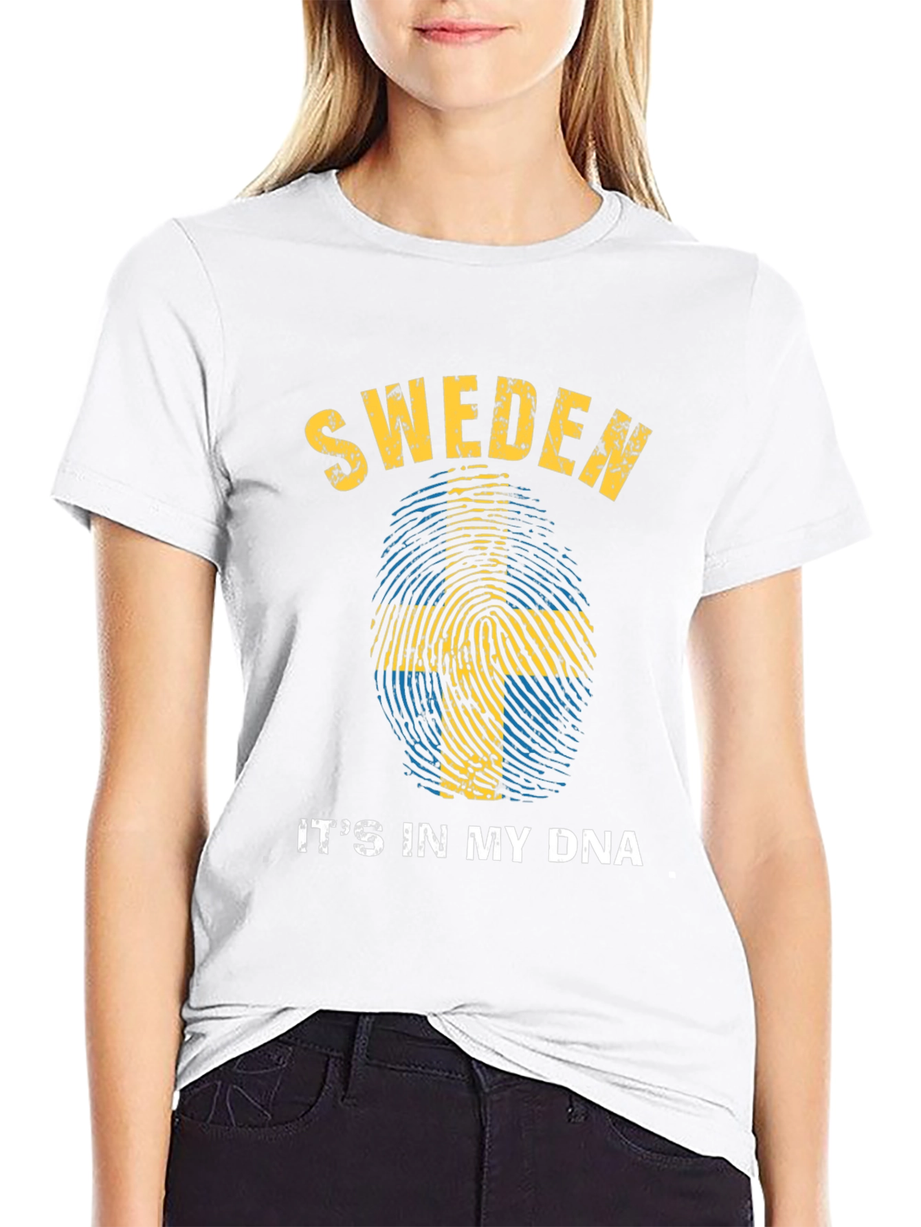 Sweden DNA T-Shirt - Swedish Pride Tee