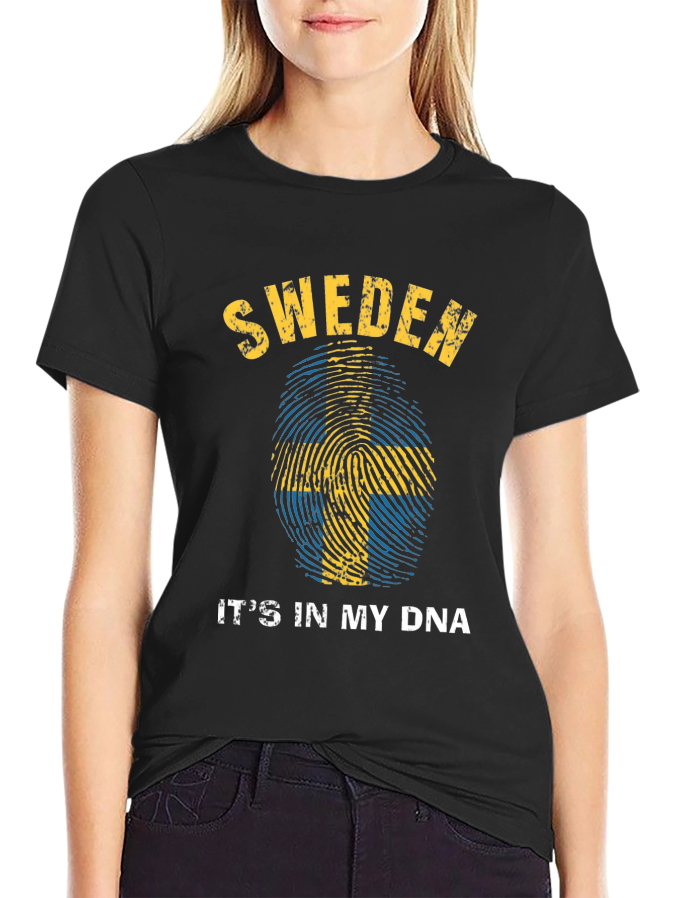 Sweden DNA T-Shirt - Swedish Pride Tee