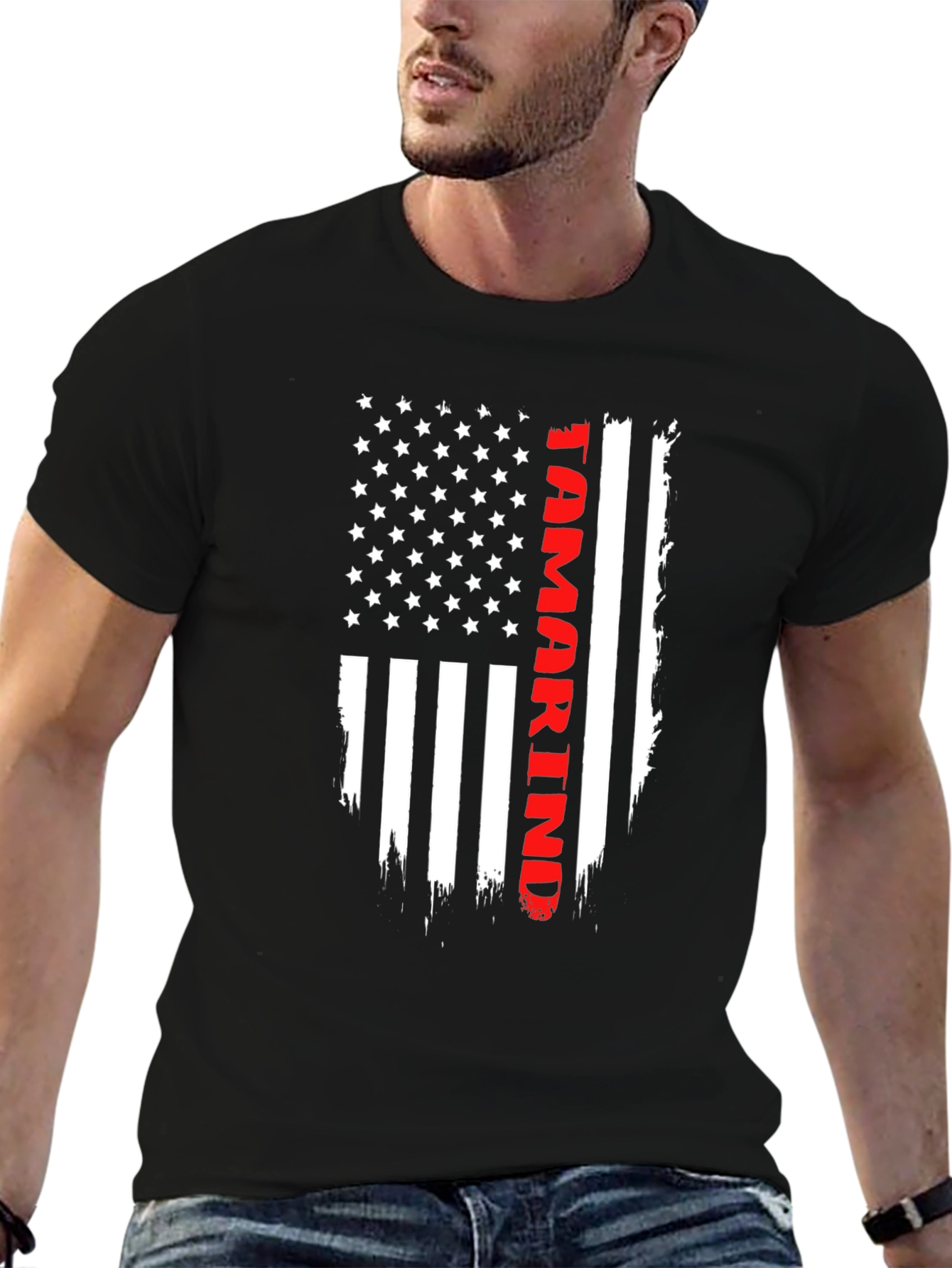 Tamarind USA Flag Graphic Tee - Patriotic Design