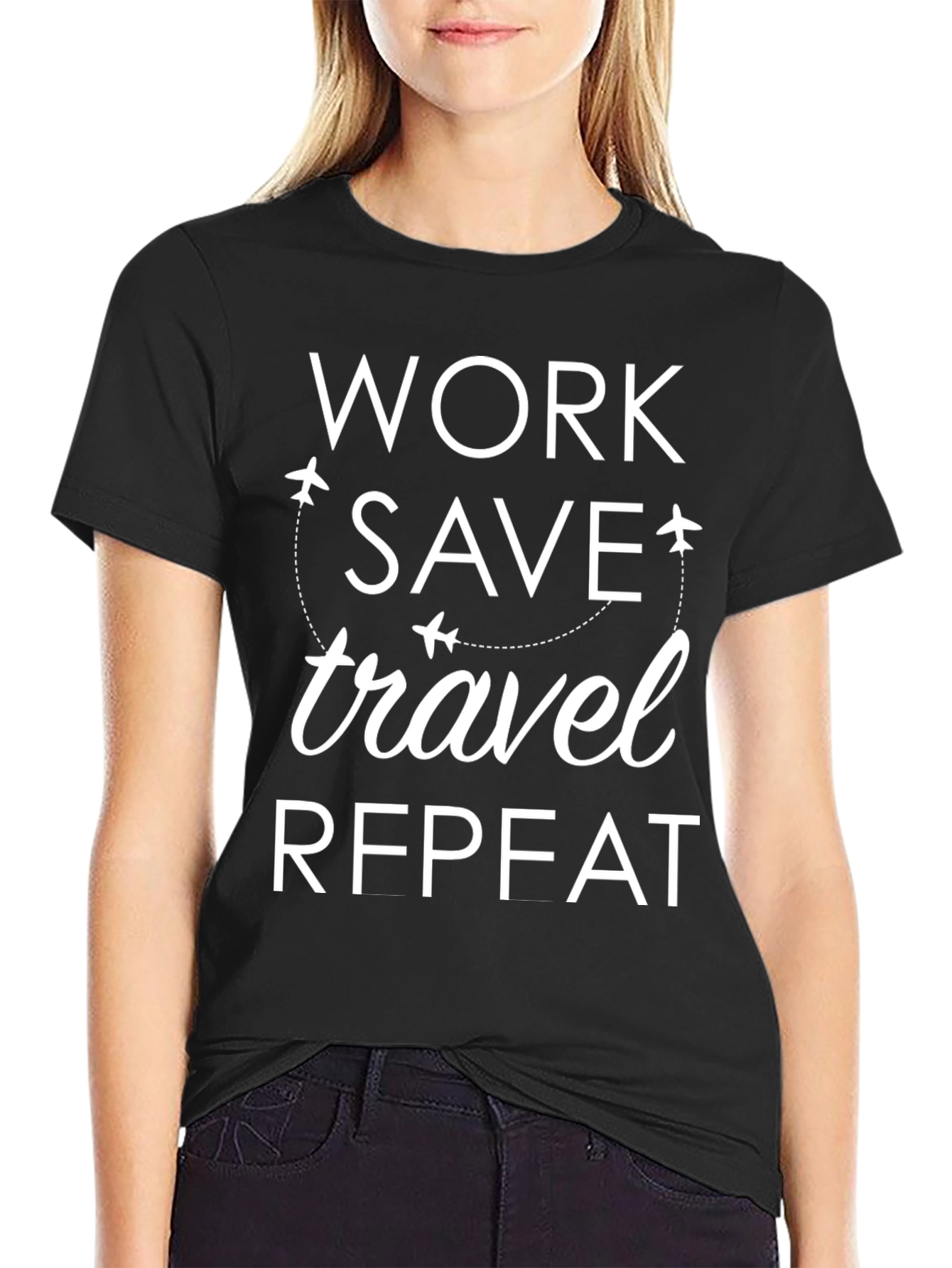 Work Save Travel Repeat T-Shirt