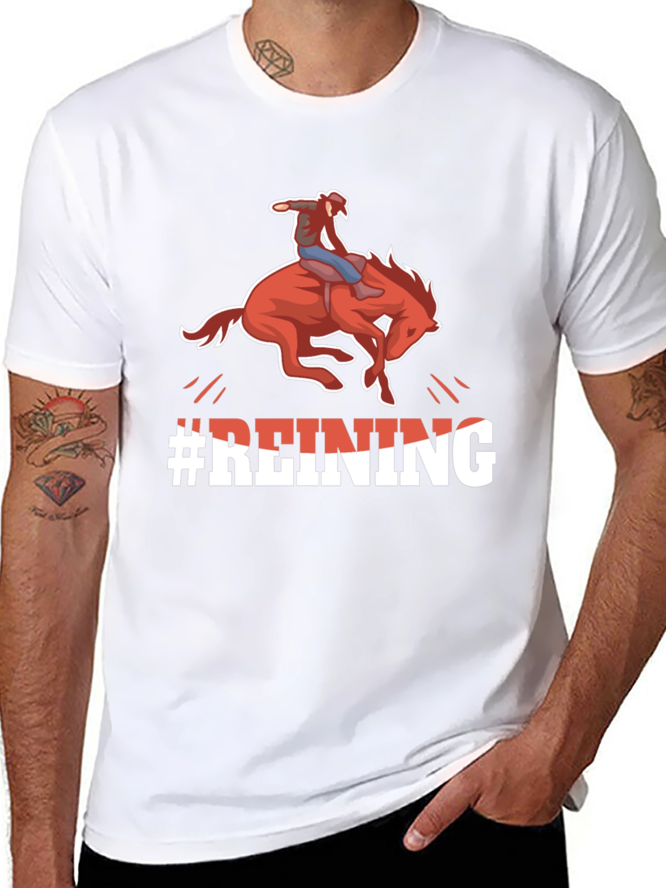 Rodeo Reining Graphic Tee - Western Style Shirt
