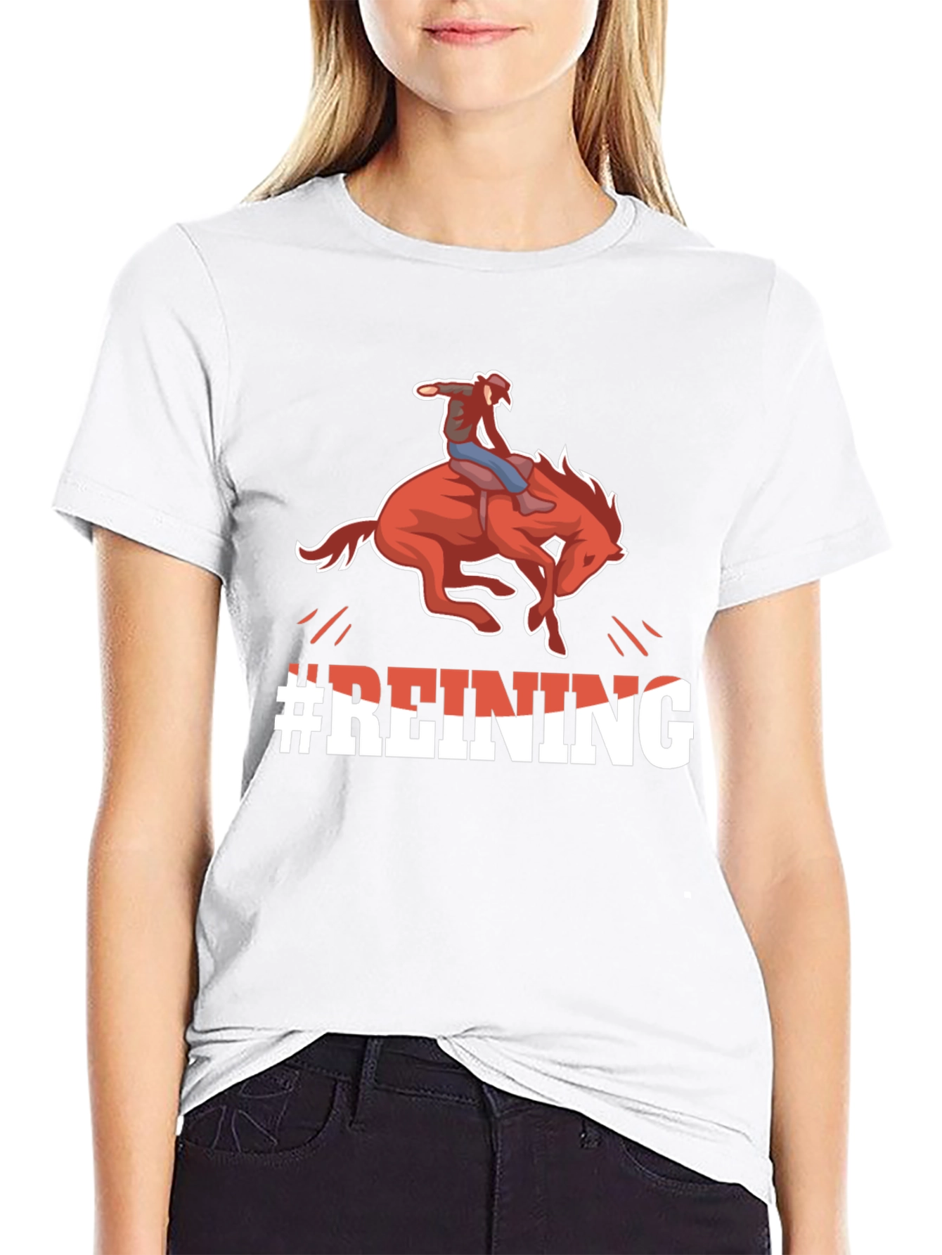 Rodeo Reining Graphic Tee - Western Style Shirt