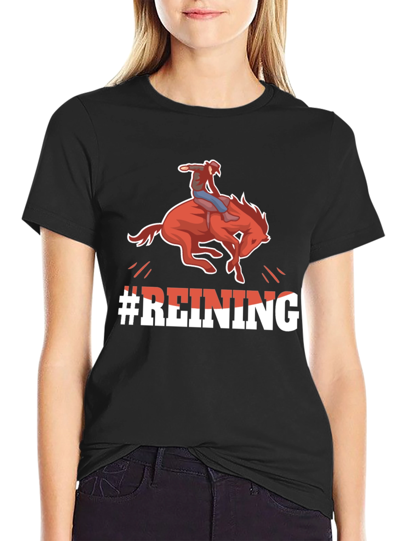 Rodeo Reining Graphic Tee - Western Style Shirt
