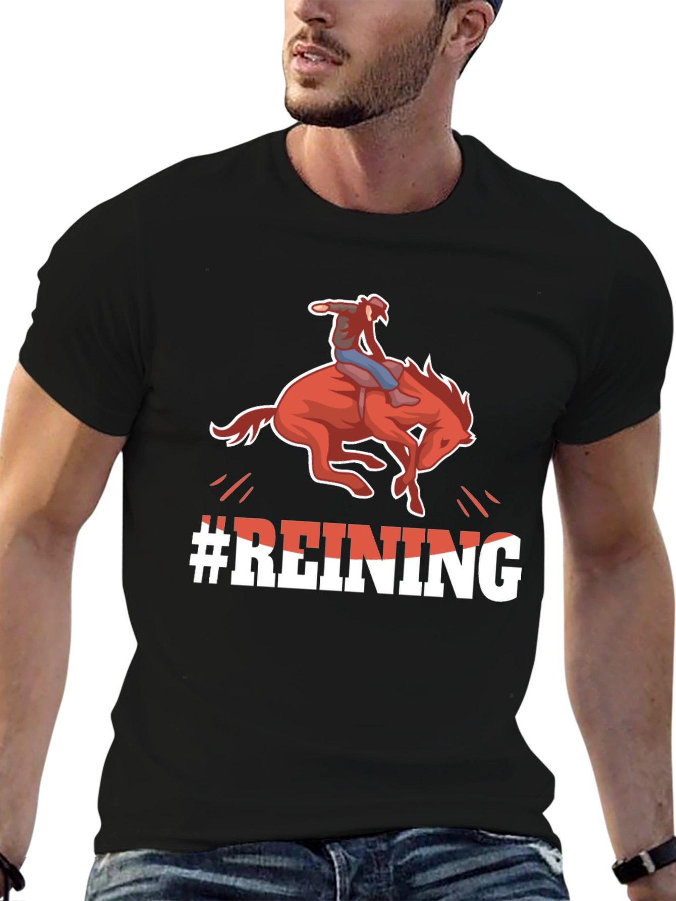 Rodeo Reining Graphic Tee - Western Style Shirt