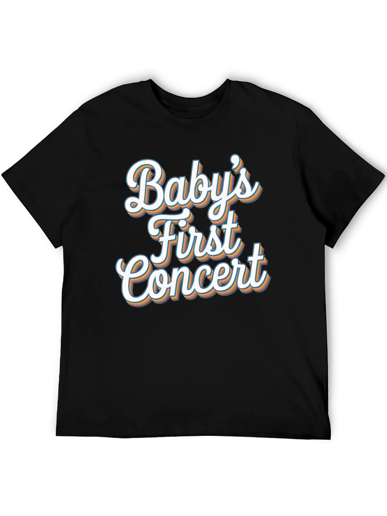 Babys First Concert Black Tee