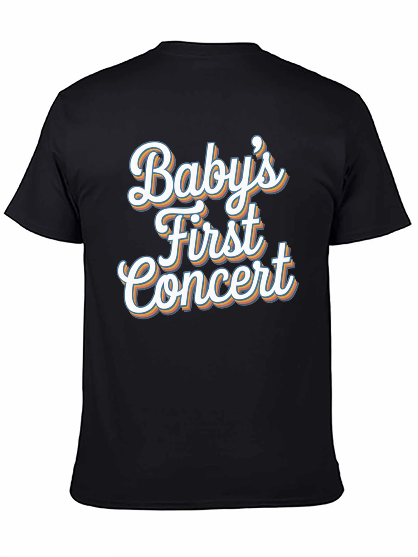 Babys First Concert Black Tee