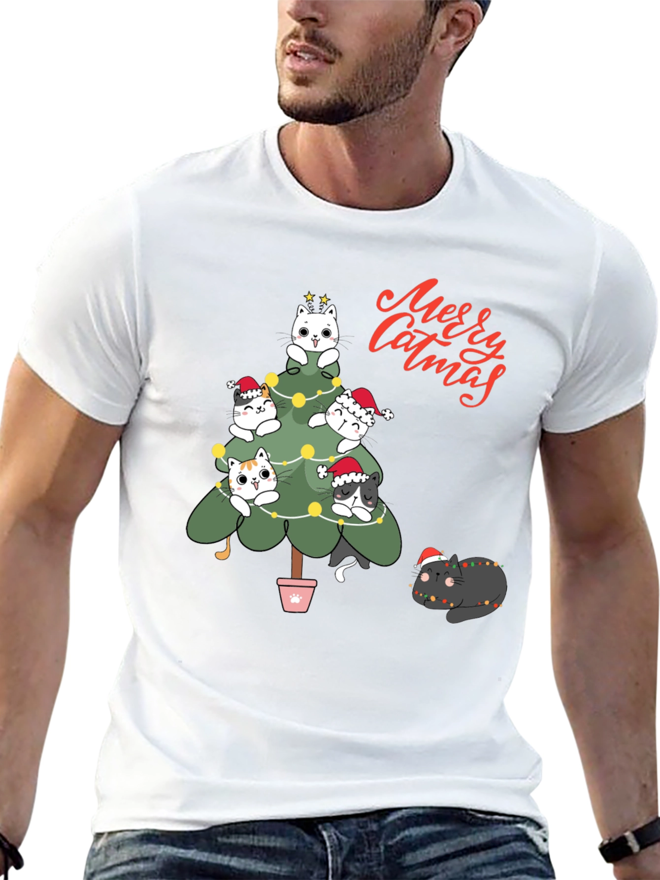 Merry Catmas T-Shirt