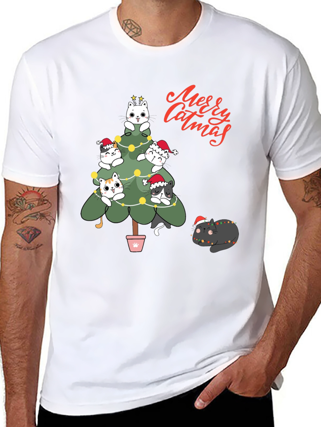 Merry Catmas T-Shirt
