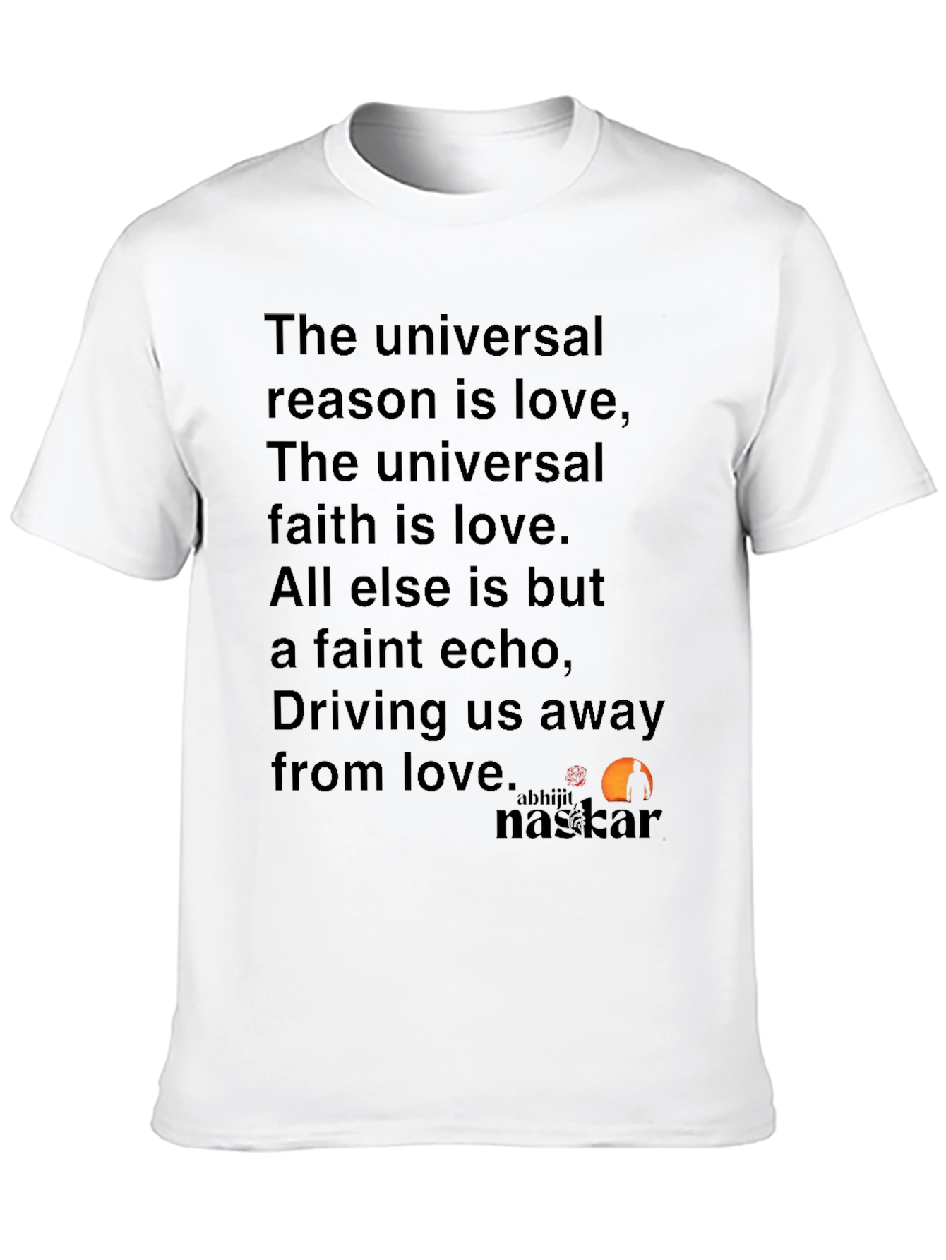Love Quote T-Shirt - Unisex Black Tee